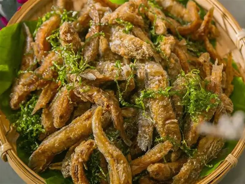 Crispy stream fish